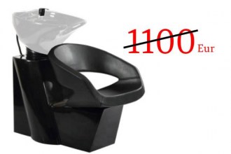 Washing chair, 8031 (color:125, shiny black + black washbasin)